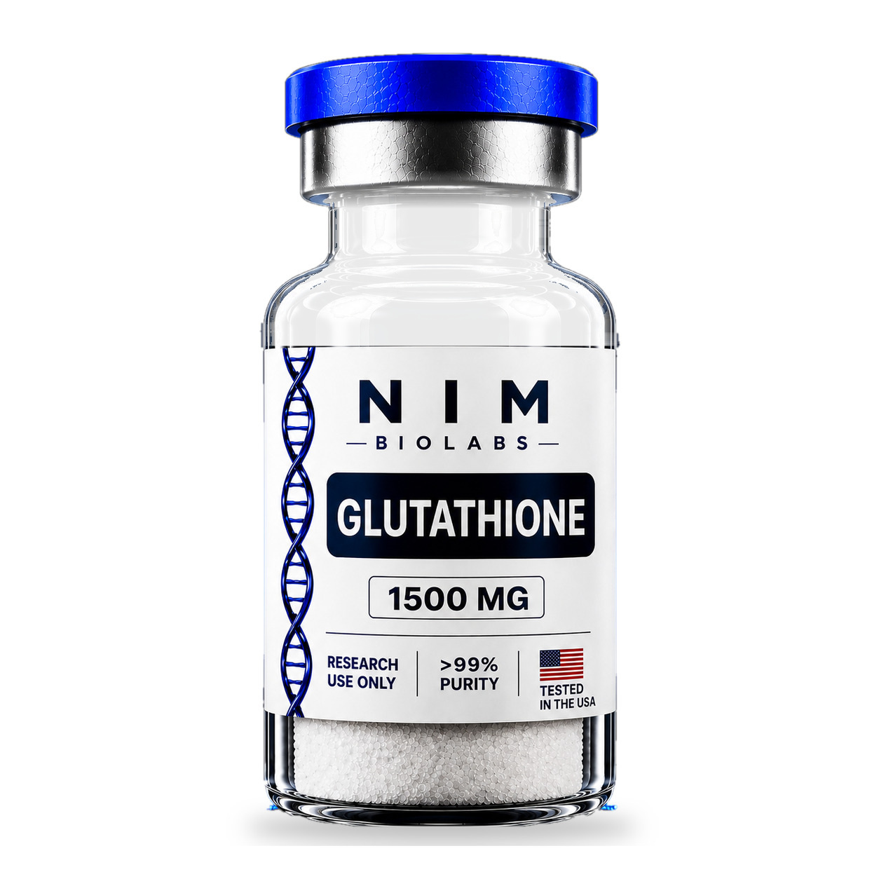 Glutathione 1500 mg vial, NIM BioLabs