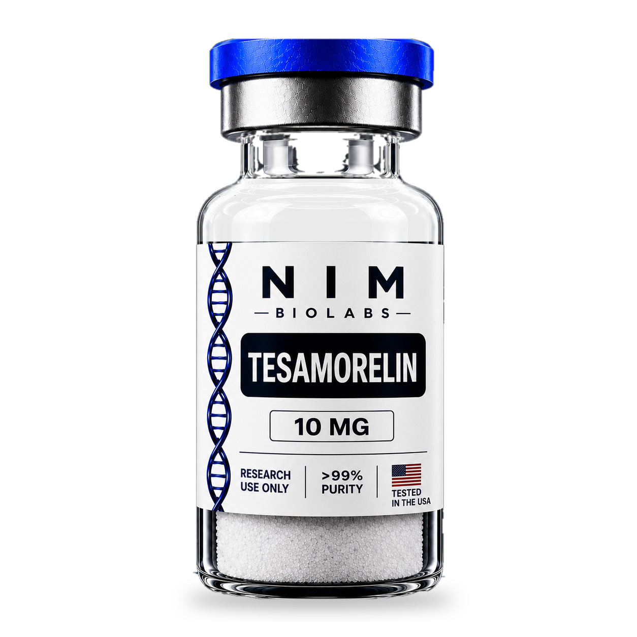 Tesamorelin 10 mg vial, NIM BioLabs